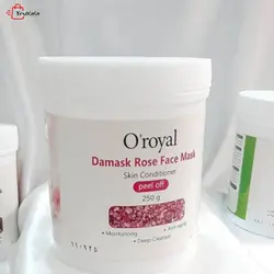 ماسک پودر پیل اف گل سرخ گل محمدی اورویال OROYAL