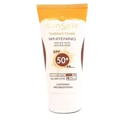 کرم ضد آفتاب روشن کننده سان سیف +SPF 50