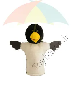 عروسک دستی کلاغ