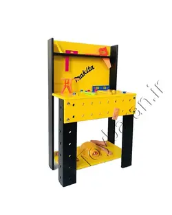 میز جعبه ابزار چوبی کودک
