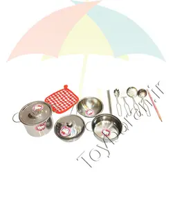 ست آشپزی استیل طرح کیتی