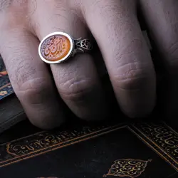 انگشتر عقیق مشعل