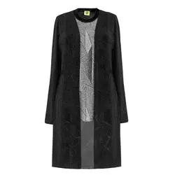 مانتو مجلسی زنانه نقره ریز