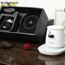 ماگ سرامیکی هیتر دار جعبه کادویی | فروشگاه تونت شاپ