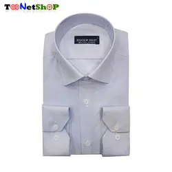 پیراهن مردانه راهدار آبی ، مشخصات ، قیمت و خرید | آستین بلند | تترون 65% نخ - تونت شاپ