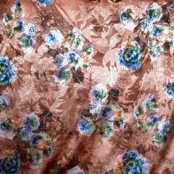 پارچه لباس مخمل مدل نگین دار کد 1209