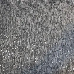 پارچه مخمل پلیسه مدل پولک دوزی کد 1170