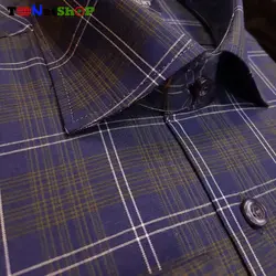 پیراهن چهارخونه مردانه آستین بلند کد 2207