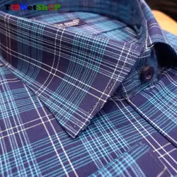 پیراهن چهارخونه مردانه آستین بلند کد 2206