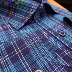 پیراهن چهارخونه مردانه آستین بلند کد 2206