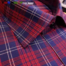 پیراهن چهارخونه مردانه آستین بلند کد 2205