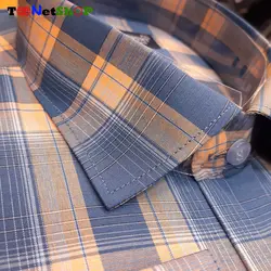 پیراهن چهارخونه مردانه آستین بلند کد 2197