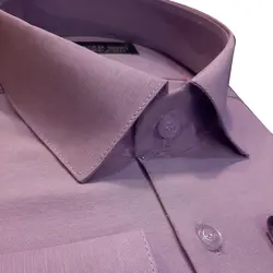 پیراهن مردانه آستین بلند فلورا رنگ بنفش کد 2190