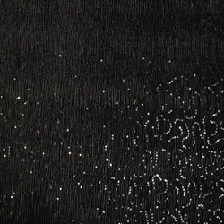 پارچه مخمل پلیسه مدل پولک دوزی کد 1169