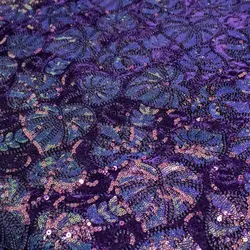 پارچه لباس مدل پولک دوزی شده کد 1153