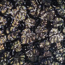 پارچه لباس مخمل مدل پولک دوزی کد 1154