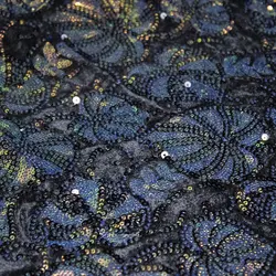 پارچه لباس مخمل مدل پولک دوزی کد 1154