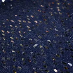 پارچه لباس مخمل مدل پولک دار کد 1151