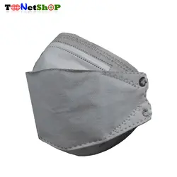 بسته 10 عددی ماسک پنج لایه سه بعدی زغال سنگی