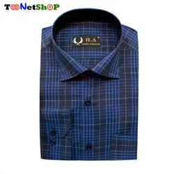 پیراهن چهارخانه مردانه نخی کد 2133