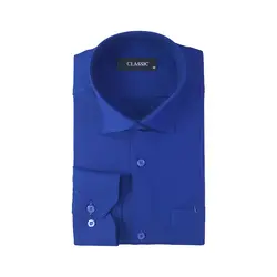 مشخصات ، قیمت و خرید پیراهن مردانه آبی کاربنی | تترون 50% نخ - فروشگاه اینترنتی تونت شاپ