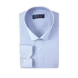 مشخصات ، قیمت و خرید پیراهن مردانه آبی روشن | تترون 50% نخ - فروشگاه اینترنتی تونت شاپ