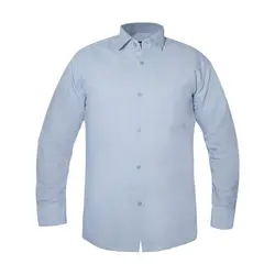 مشخصات ، قیمت و خرید پیراهن مردانه آبی روشن | تترون 50% نخ - فروشگاه اینترنتی تونت شاپ