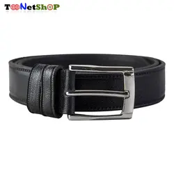 کمربند مردانه چرم طبیعی مشکی