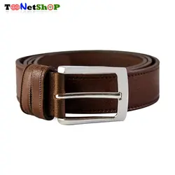 کمربند مردانه چرم طبیعی قهوه ای