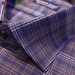 قیمت و خرید پیراهن چهارخانه ریز مردانه آستین کوتاه قهوه ای | - فروشگاه تونت شاپ