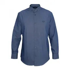 پیراهن جین آبی تیره مردانه پایتی جامه کد 20