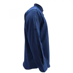 پیراهن جین آبی تیره مردانه پایتی جامه کد 20