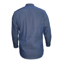 پیراهن جین آبی تیره مردانه پایتی جامه کد 20