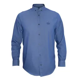 پیراهن جین آبی مردانه پایتی جامه کد 20