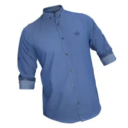 پیراهن جین آبی مردانه پایتی جامه کد 20