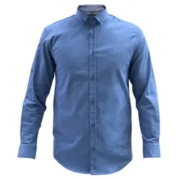 پیراهن جین آبی روشن مردانه پایتی جامه کد 20