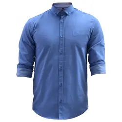 پیراهن جین آبی روشن مردانه پایتی جامه کد 20