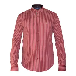 پیراهن زرشکی مردانه پایتی جامه کد 16