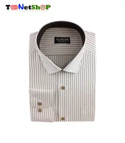 پیراهن مردانه راهدار کرم کد 2052