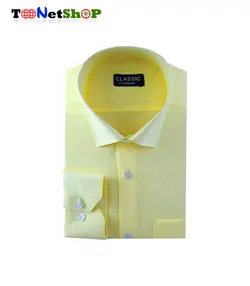 مشخصات ، قیمت و خرید پیراهن مردانه زرد کد 2018 | فروشگاه اینترنتی تونت شاپ