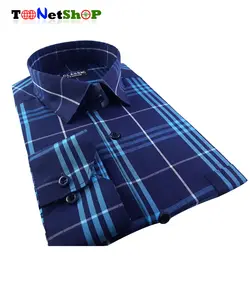 پیراهن چهارخونه مردانه کد 2017