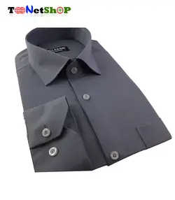 پیراهن مردانه طوسی کد 2012