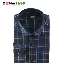 پیراهن مردانه چهارخونه کد 2011