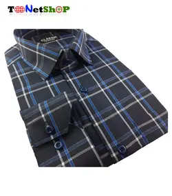 پیراهن مردانه چهارخونه کد 2011