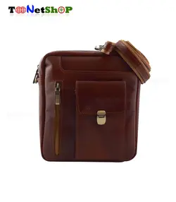 کیف دوشی نگین چرم مشهد کد 6009