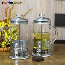 فرنچ پرس استیل درجه یک حجم 600 میلی لیتر | فروشگاه تونت شاپ