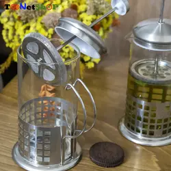 فرنچ پرس استیل درجه یک حجم 600 میلی لیتر | فروشگاه تونت شاپ