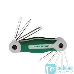 آچار آلن ستاره ای سوراخ دار مشتی برند BERRYLION