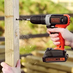 دریل شارژی کلاچ دار 18 ولت چراغ دار به همراه دو باطری - فروشگاه اینترنتی ابزارآلات تولزینو