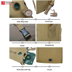 کیسه آب تاکتیکال ۳ لیتری ، کوله پشتی کمل بک - فروشگاه لوازم کوهنوردی طوفان